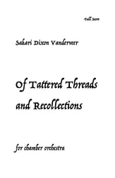 Of Tattered Threads and Recollections Orchestra sheet music cover